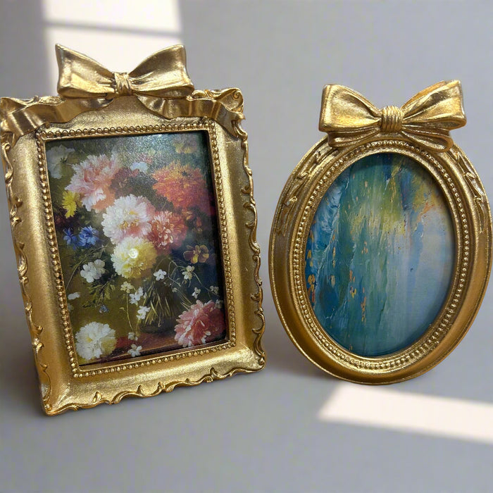 Mini Gold Bow Frame