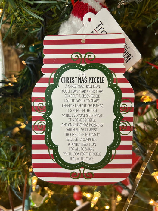 The Christmas Pickle Ornament - 2 Styles!