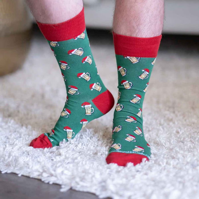 Men's Christmas Socks by Royal Standard. One Size fits all- Available in 2 Styles!