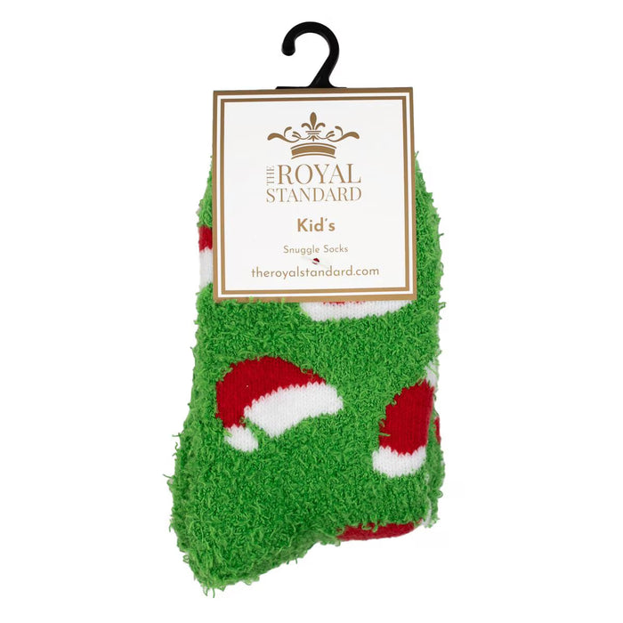 Kid's Santa Hat Snuggle Socks- Available in 2 Sizes!