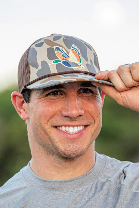 Burlebo Retro Camo Duck Hat