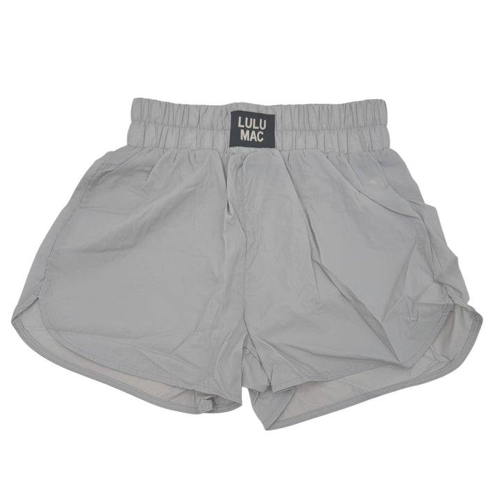 Grey Lulu Mac Logo Shorts