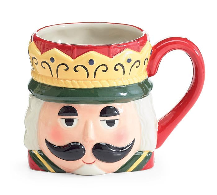 Classic Nutcracker Head Shaped Mug