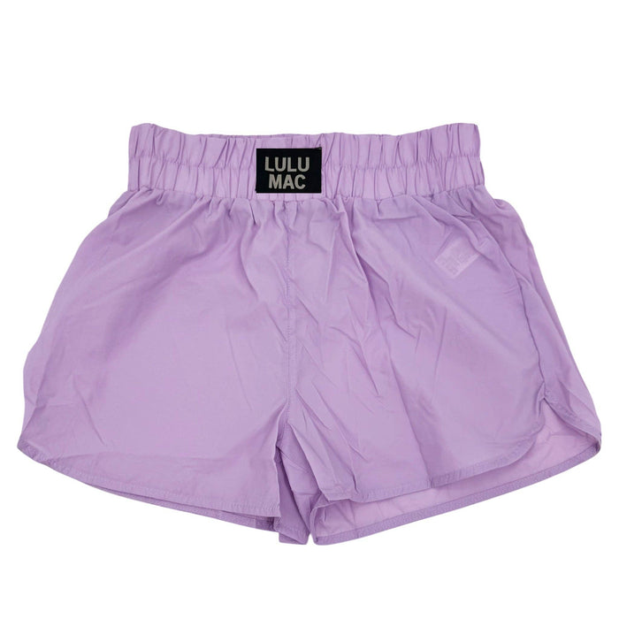 Lavender Lulu Mac Logo Shorts