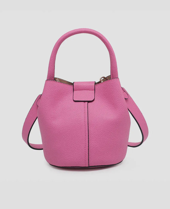 Farrah Bucket Bag - Bubblegum Pink