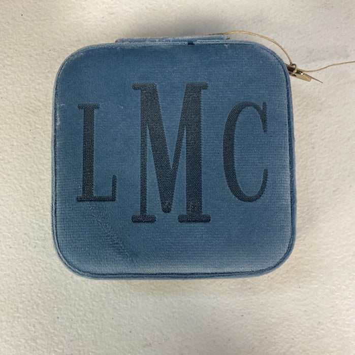 Personalized Small Zip Up Jewelry Box.  Available in Smooth Finish & Velvet.  *Personalization Included!