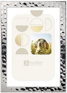 4x6 & 5x7 Hammered Silver Frame