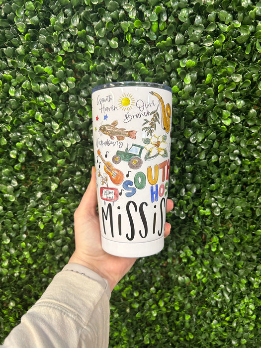 Mississippi Magnolia State Tumbler
