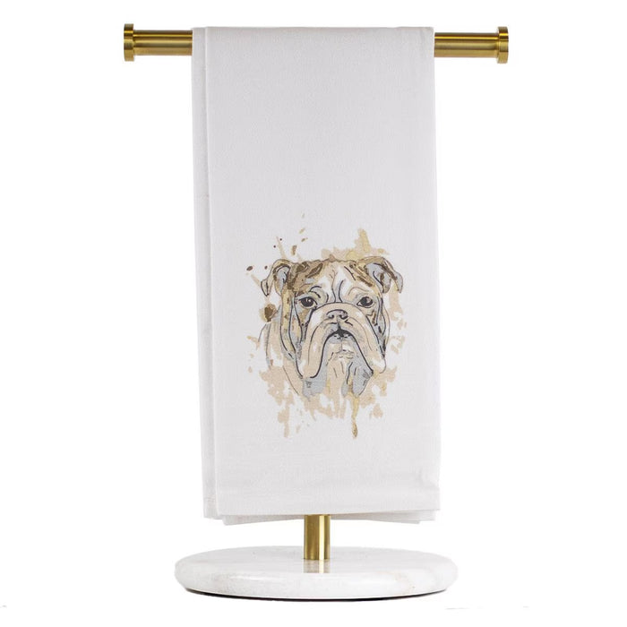 Bulldog Love Hand Towel