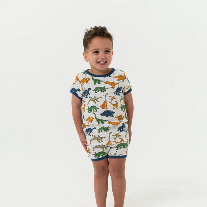 TODDLER/YOUTH Burlebo Jumbo Dino-Mite Sleep Short Set