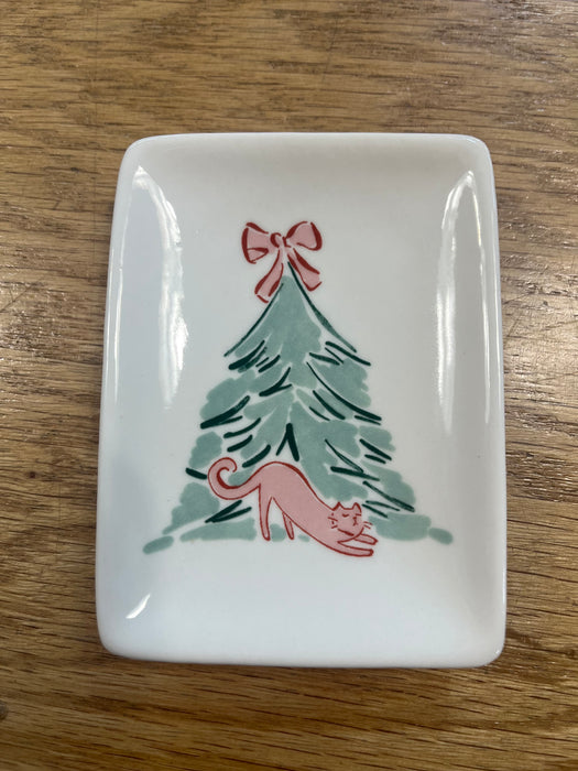 4" Christmas Themed Trinket Dish- Available in 4 Styles!