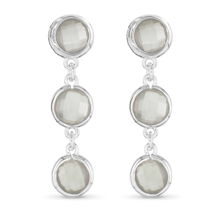 Faceted CZ Earrings