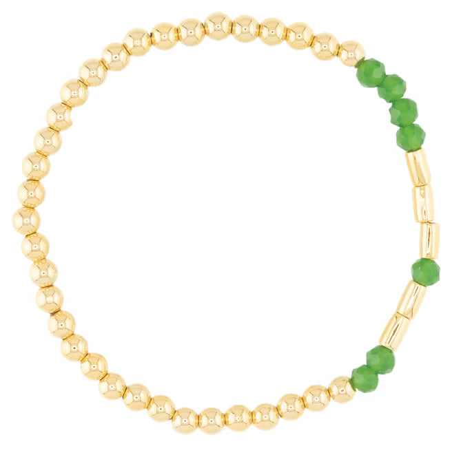 Gold Hope Morse Code Bracelet