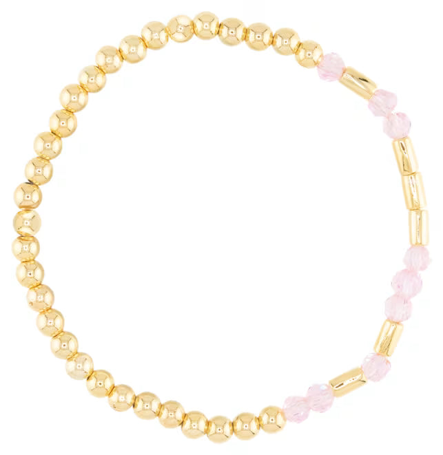 Gold Loved Morse Code Bracelet