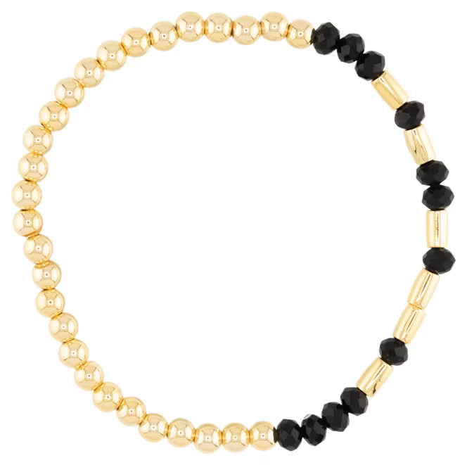 Gold Strength Morse Code Bracelet