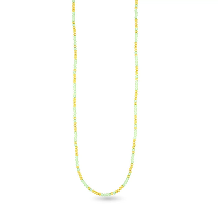 Vibrant Gold Beaded Essentials Necklace