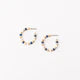 Blue, White, & Gold Nellie Hoops- Perfect For Game Day To Show Your School Spirit!!