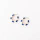 Blue, White, & Gold Ashlynn Hoops- Perfect For Game Day To Show Your School Spirit!!