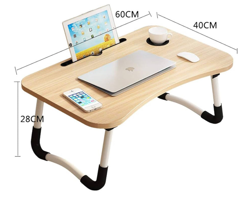 Portable Laptop Bed Desk w/ Storage drawer & USB Ports