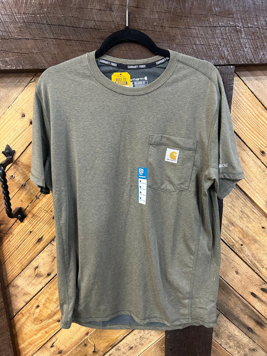 Forest Green Carhartt Pocket Men’s Tee (M-3XL)