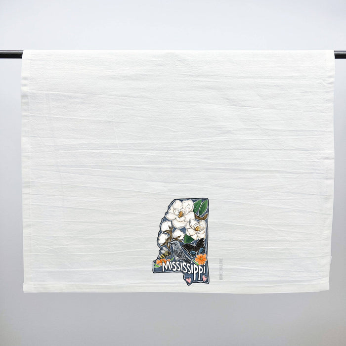 Mississippi Favorites Tea Towel