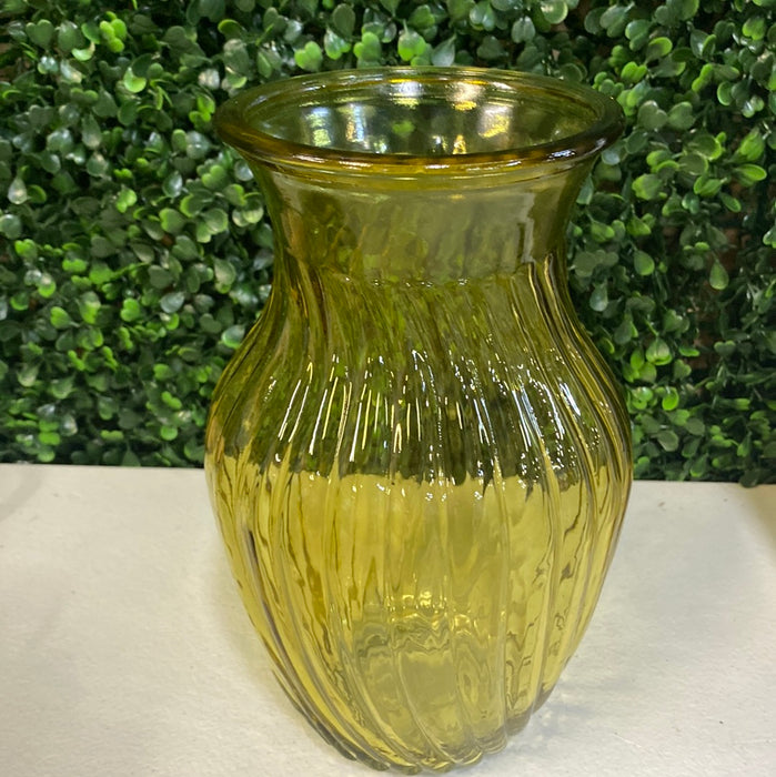 Swirl Glass Vases - 6 Colors!