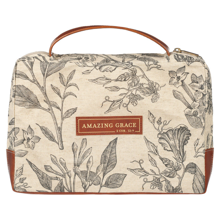 Amazing Grace Canvas Bible Cover