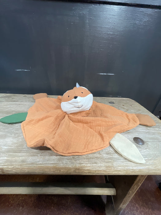 Cotton Double Cloth Plush Animal Snuggle Toy- Available in 4 Styles