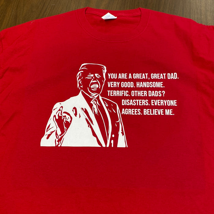 Great, Great Dad. $6 CLEARANCE TEES! $8 For Long Sleeves! Random Shirt Color Chosen.