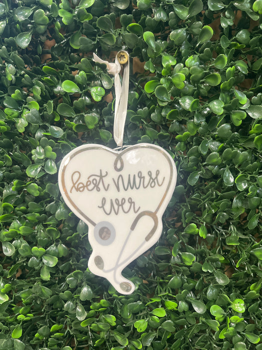 Best Nurse Ever Ornament