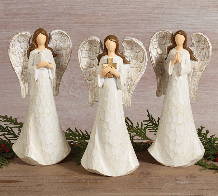Carved Angle Figurines- 3 Styles!
