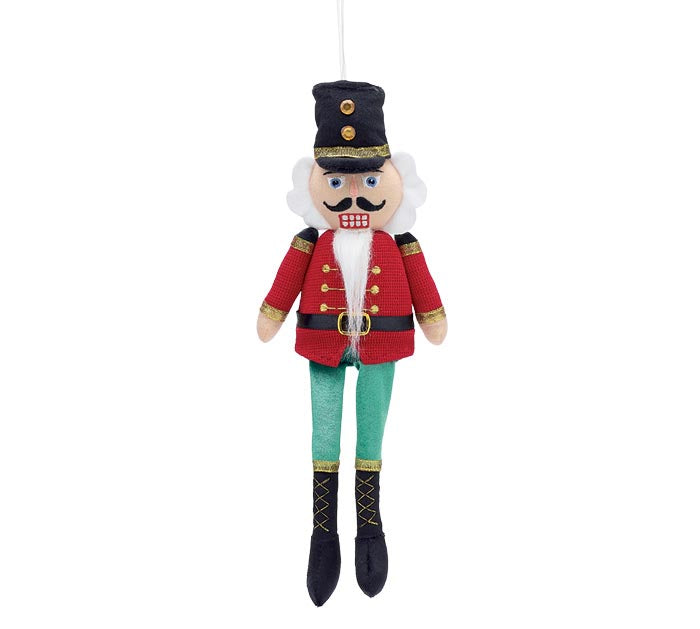 Plush Nutcracker Ornament