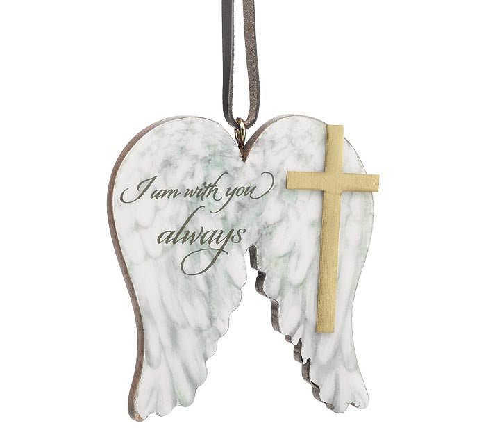 I Am Always With You Angel Wings Ornament
