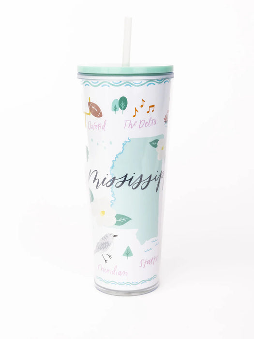 Mississippi Straw 24oz Tumbler