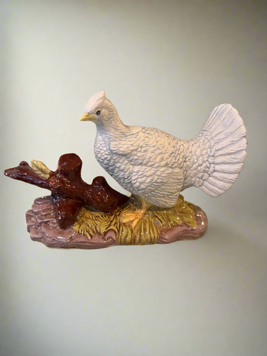 Vintage Hand Painted Ceramic Grouse. Great Condition.