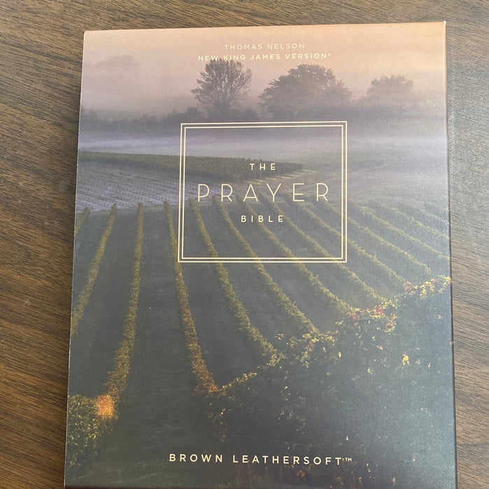 NKJV- The Prayer Bible. Brown Leathersoft