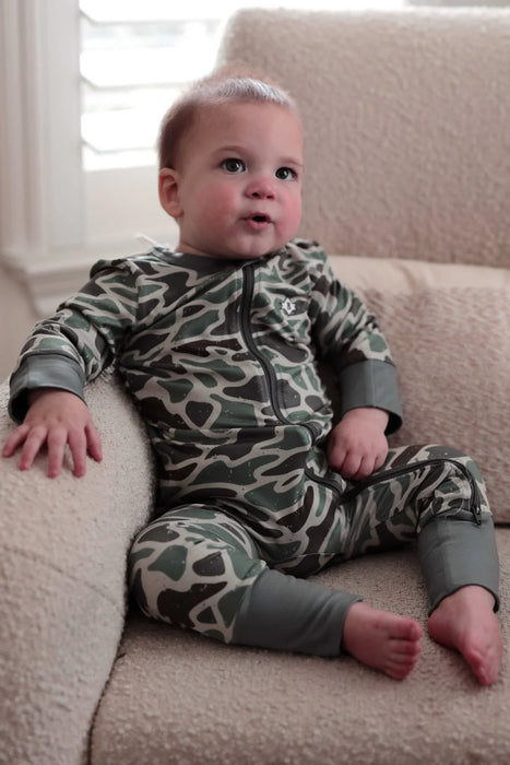 Retro Duck Camo Baby Zip Up