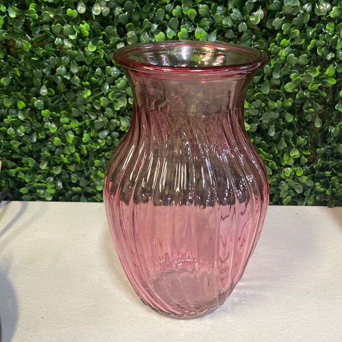 Swirl Glass Vases - 6 Colors!
