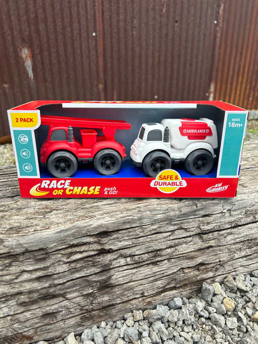 Preschool Rescue Vehicles - 2 Pack