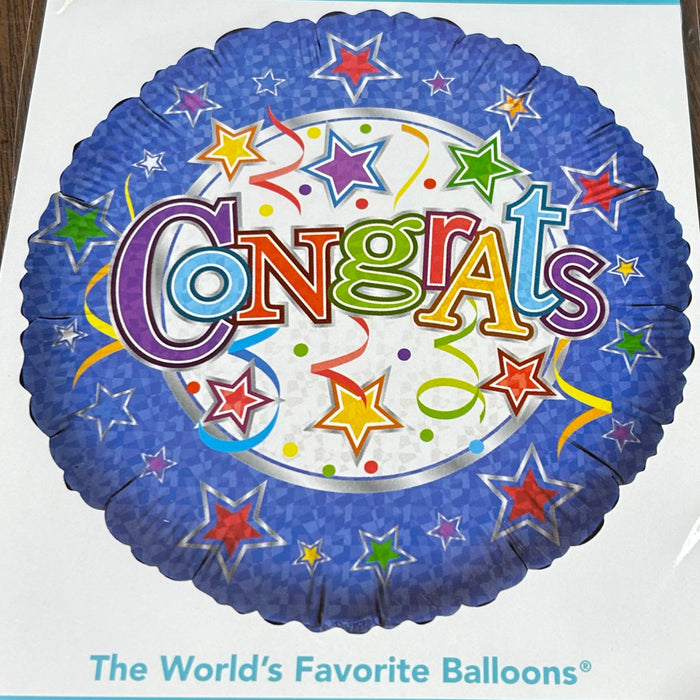 Congratulations Balloons. Price Includes Helium