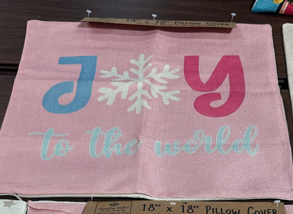 Christmas Pillow Covers (18"x18") *Inserts NOT Included*
