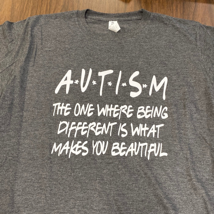 Autism Awareness. $6 CLEARANCE TEES! $8 For Long Sleeves! Random Shirt Color Chosen.