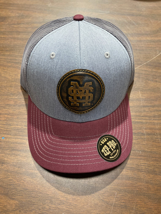 MSU Heather & Maroon Hat