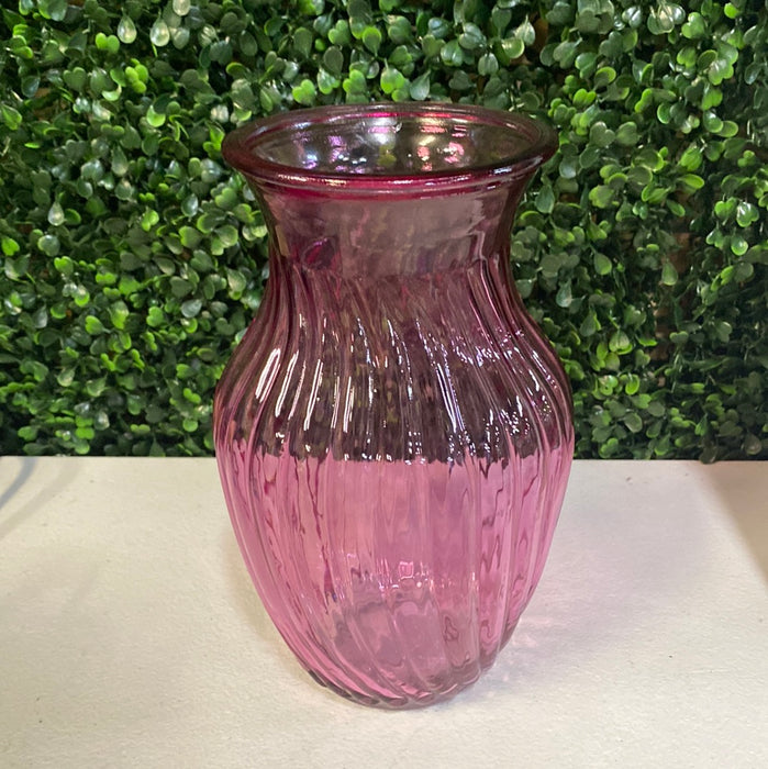 Swirl Glass Vases - 6 Colors!