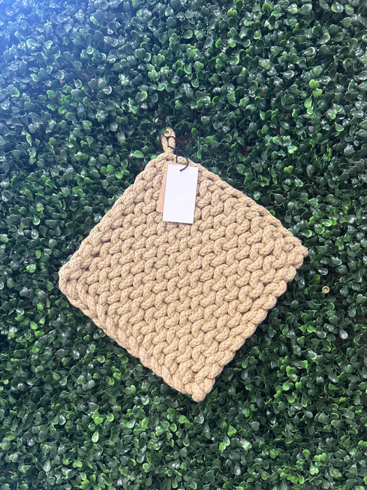 Cotton Crocheted Pot Holders - 10 Colors!