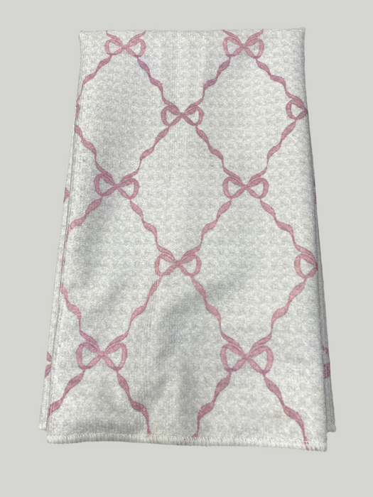 Microfibre Tea Towel with Bows -6 Styles