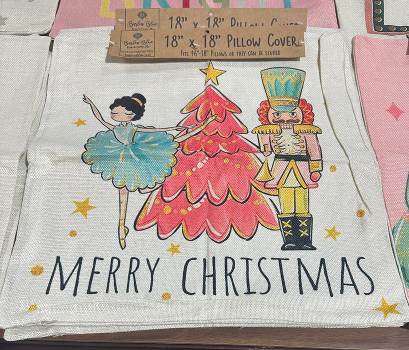 Christmas Pillow Covers (18"x18") *Inserts NOT Included*