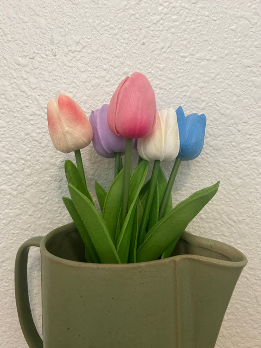Multicolor Tulip Artificial Bouquet