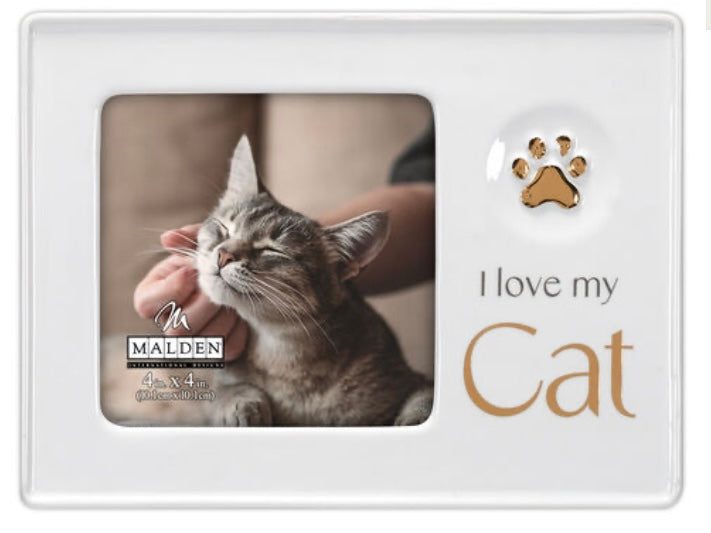 I Love My Cat 4x4 Frame