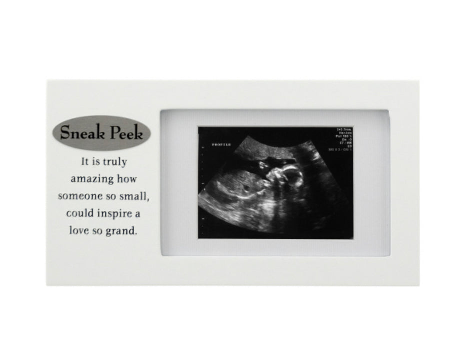 Sonogram Sneak Peek Picture Frame